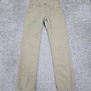 Levi's 514 Mens Straight Low Rise Twill Pants Beige Size 28x32‎ Office Casual
